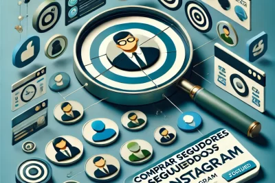 DALL·E 2024 10 13 17.15.20 A featured image for an article titled Comprar seguidores segmentados no Instagram. The design should focus on targeting specific audiences or demog